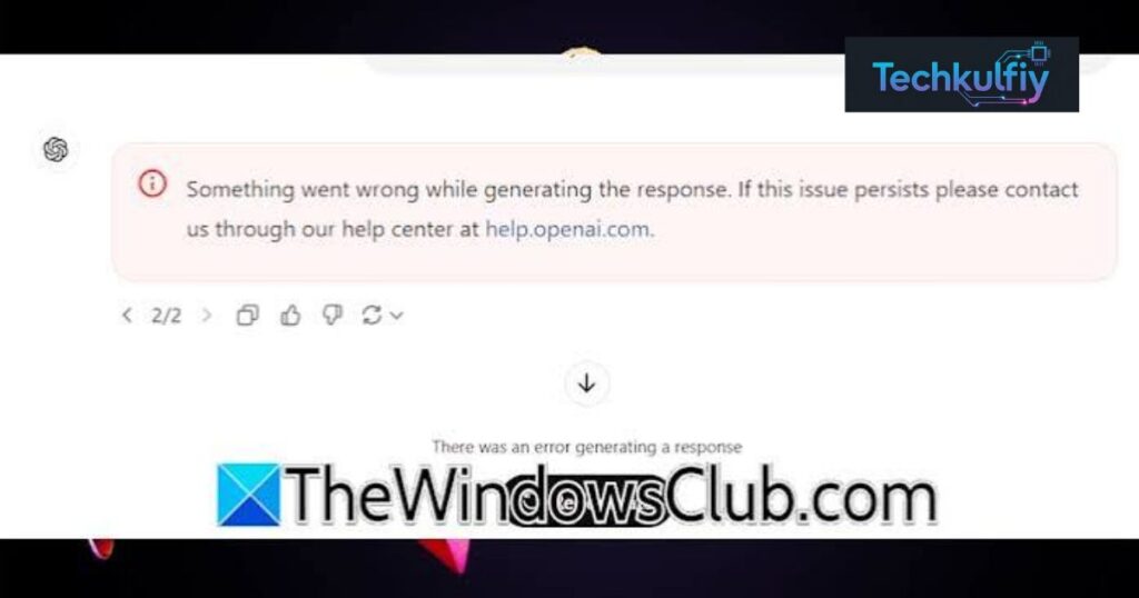 What Does the ChatGPT Something Went Wrong Error Mean?